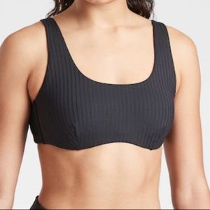 Athleta Rib Bra Cup Bikini Top